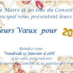 Les voeux du Maire 13 janv 18h