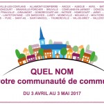Quel nom pour la communauté de communes ? VOTEZ du 3 avril au 3 mai
