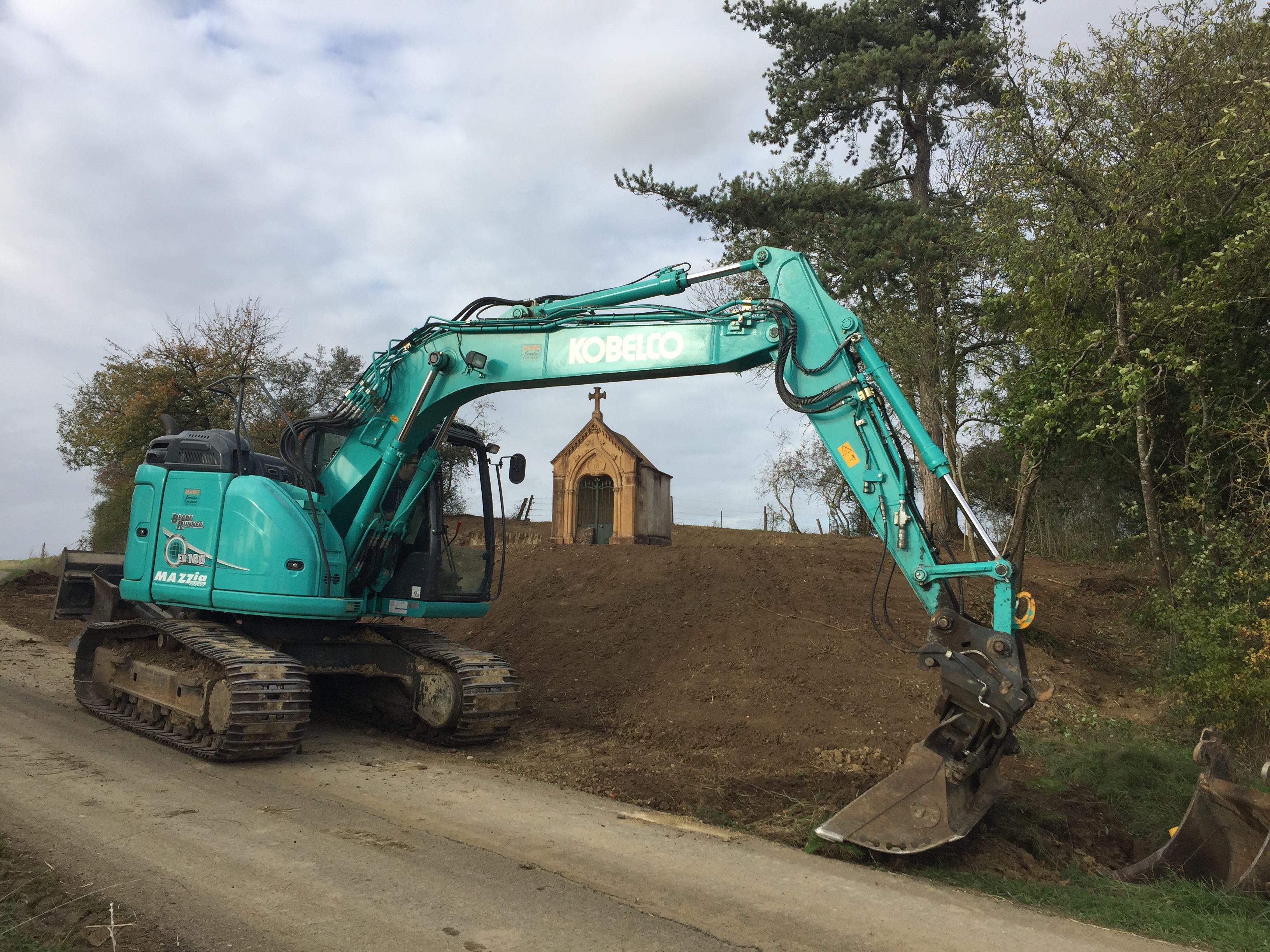 Travaux à la Chapelle de la Hayotte - octobre 2020