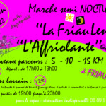 La marche semi-nocturne l'Affriolante samedi 4 juin