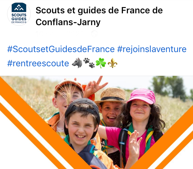 Week-end de rentrée pour les scouts
