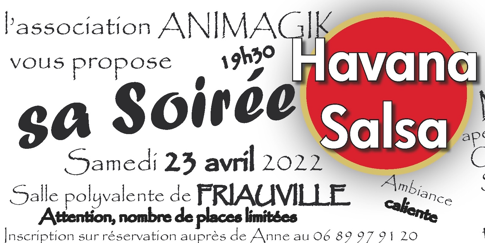 Soirée Havana Salsa avec Animagik 23/04/22