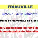 Généalogie - retour aux sources 14 et 15 oct