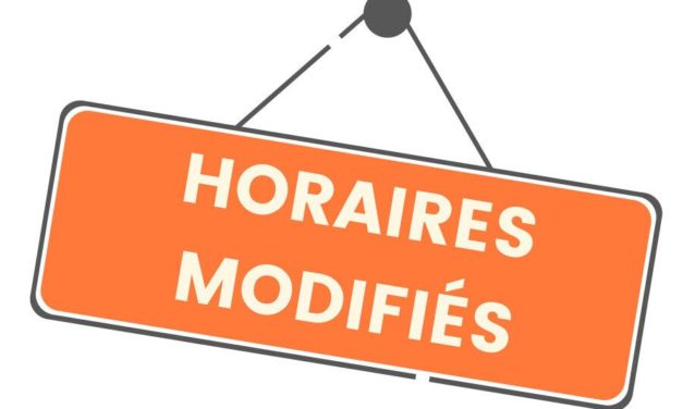 Horaires d&rsquo;accueil aménagés