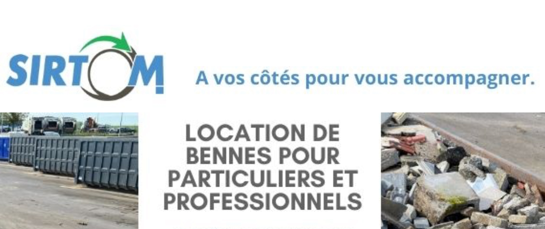 Sirtom : Bennes pour évacuer les déchets