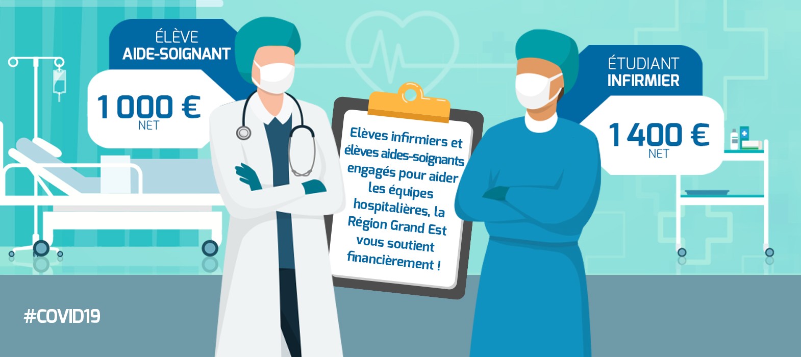 Covid-19 : indemnités des élèves infirmiers et aides-soignants