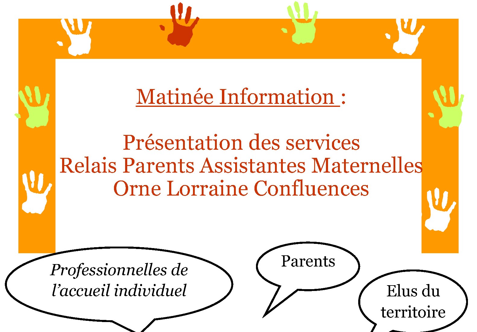 les assistantes maternelles RdV les 4 et 18 sept