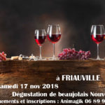 Dégustation du beaujolais nouveau 17 nov 2018