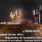 Dégustation du beaujolais nouveau 26 nov